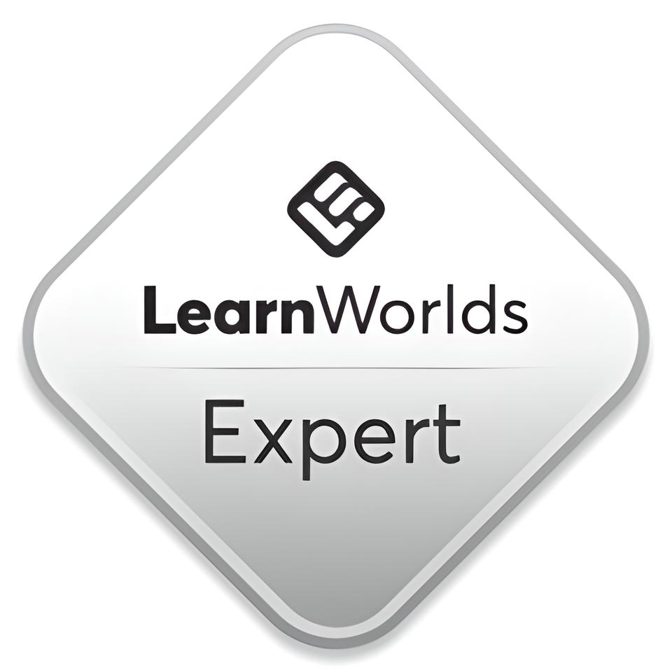 LearnWorlds Certified Expert Partner Badge